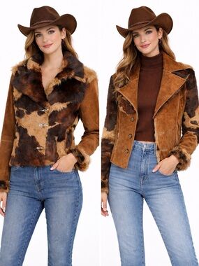 100% Sheepskin Reversible Jacket Medium